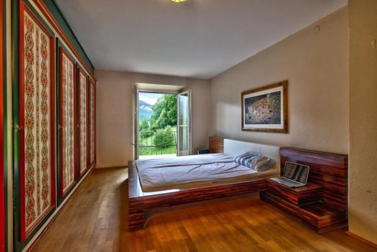 Schlafzimmer in Alpinen Landhaus